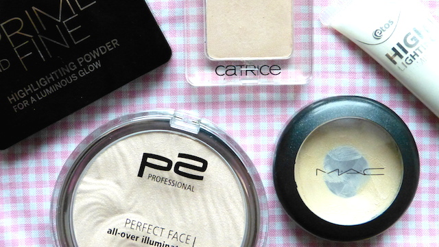 Highlighter Vergleich Catrice P2 Mac Etos Beautyhippie